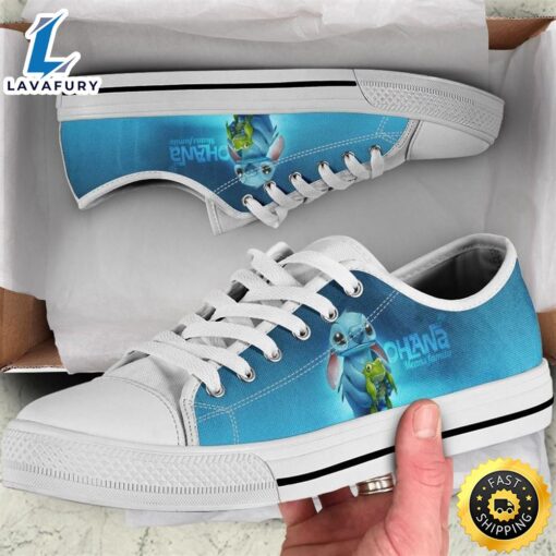 Stitch Disney Character Low Top Vans Shoes