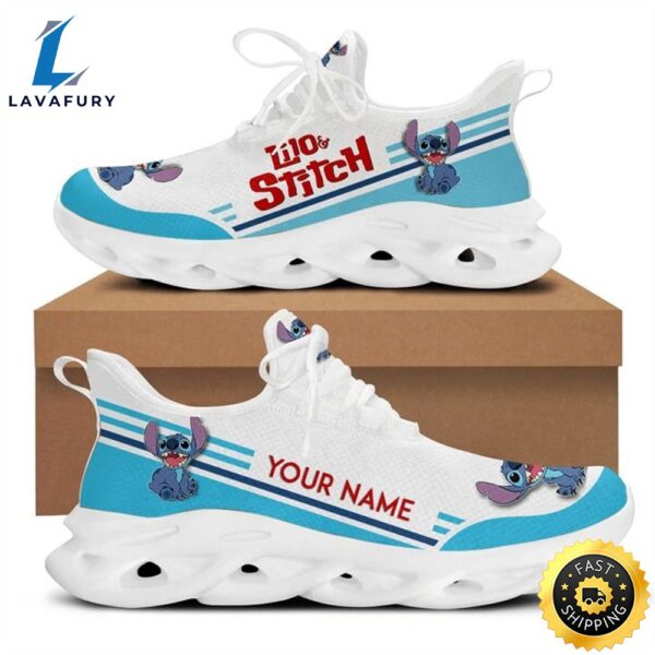 Stitch and lilo custom name clunky max soul shoes