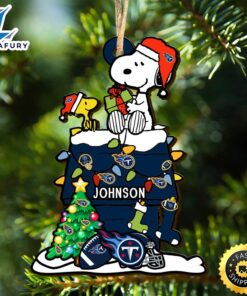 Tennessee Titans Snoopy NFL Christmas…