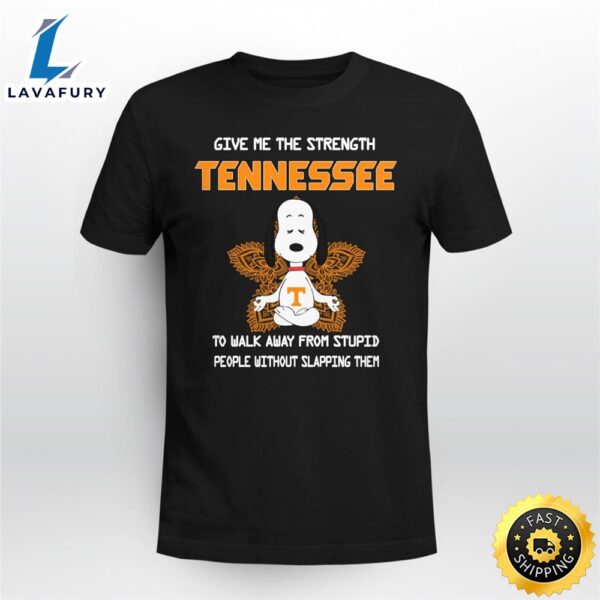 Tennessee Volunteers Snoopy Yoga Give Me The Strength Limited Edition
