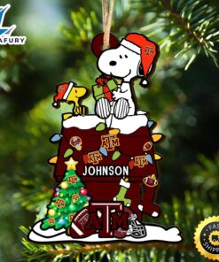 Texas A&M Aggies Snoopy Christmas…