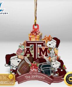 Texas A&M Aggies Snoopy Christmas…