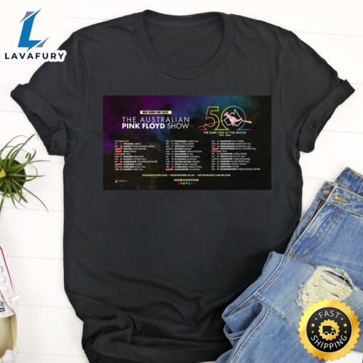 The Australian Pink Floyd 2023 Dates Tshirt