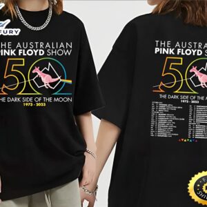 The Australian Pink Floyd Show 2023 Tour T-Shirt Double Sides Unisex