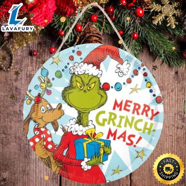 The Grinch Mas Merry Christmas 2023 Grinch Merry Christmas Sign