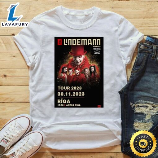 Till Lindemann World Tour 2023 Latvia shirt