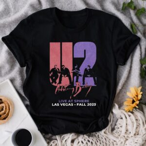 U2 Uv Achtung Baby Las Vegas Tour 2023 Black T Shirt
