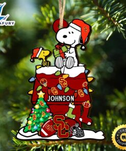 USC Trojans Snoopy Christmas NCAA…