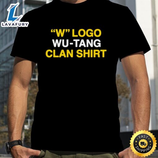 W Logo Wu Tang Clan Shirt