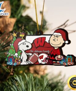 Wisconsin Badgers Snoopy Christmas NCAA…