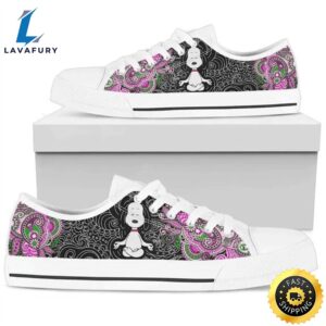 Yoga Snoopy Low Tops Shoes
