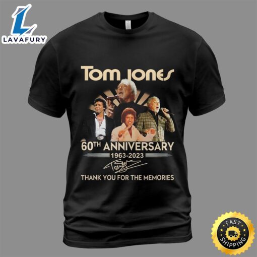 Tom Jones Tour 2023  Thank You For The Memories Shirt