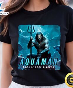 Aquaman And The Lost Kingdom Retro Action Pose T-shirt