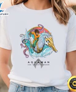 Aquaman And The Lost Kingdom Seahorse Logo T-shirt Gift For Movie Fans
