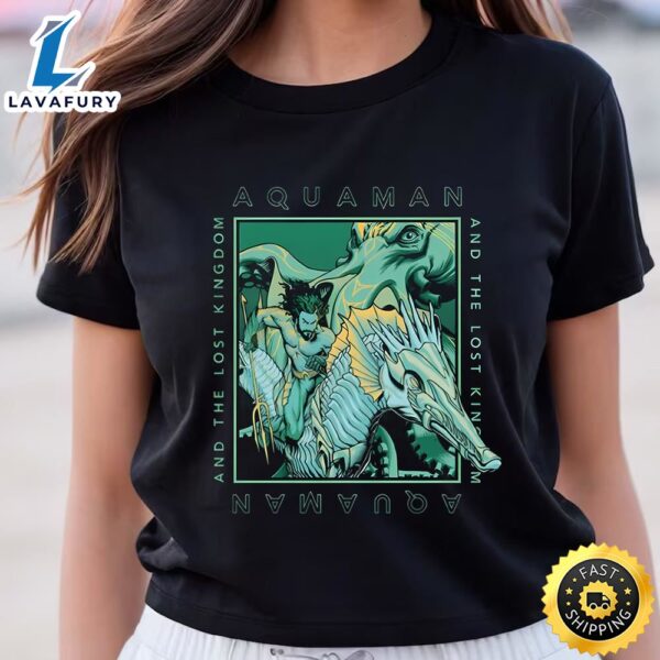 Aquaman And The Lost Kingdom Seahorse Logo T-shirt