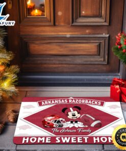 Arkansas Razorbacks Doormat Custom Your…