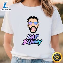 Bad Bunny Face Shirt For…