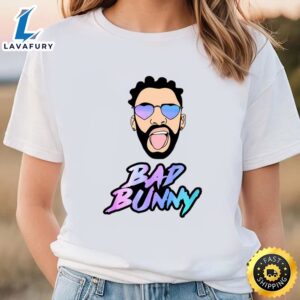Bad Bunny Face Shirt For Fan