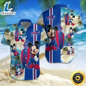 Buffalo Bills Mickey Mouse Hawaiian…