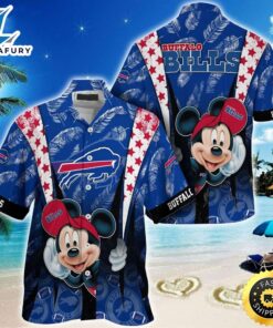 Buffalo Bills Mickey Mouse  NFL Hawaiian Shirt