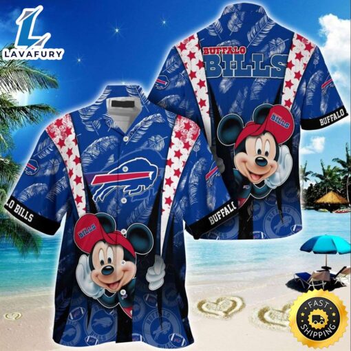 Buffalo Bills Mickey Mouse  NFL Hawaiian Shirt