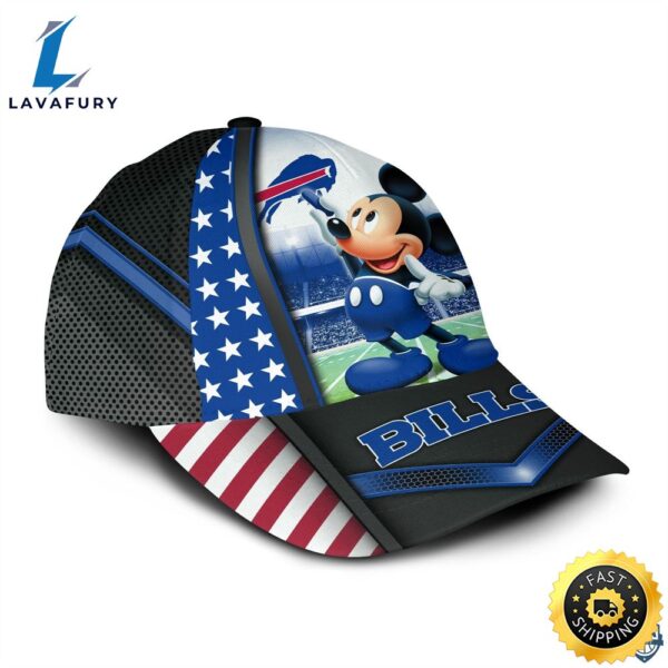 Buffalo Bills NFL Mickey Mouse 3D Cap