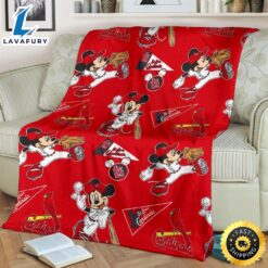 Cardinals Mickey Fleece Blanket For Baseball Fans 2