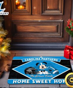 Carolina Panthers Doormat Custom Your…