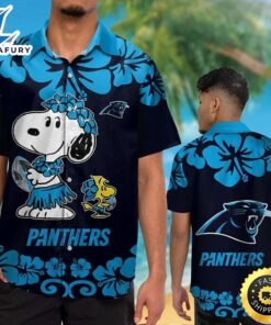 Carolina Panthers & Snoopy Hawaiian…