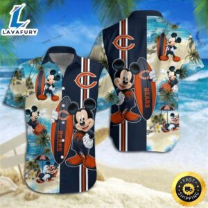 Chicago Bears Mickey Mouse Hawaiian…