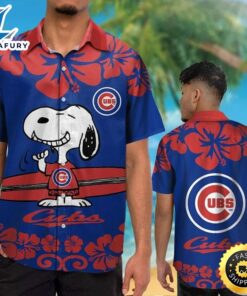 Chicago Cubs Snoopy Hawaiian Shirt