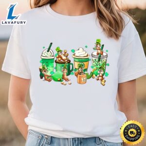 Chip And Dale St Patricks Day Coffee Shirt, Lucky Cartoon Characters