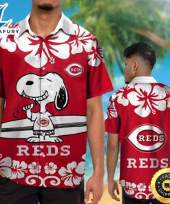 Cincinnati Reds Snoopy Hawaiian Shirt