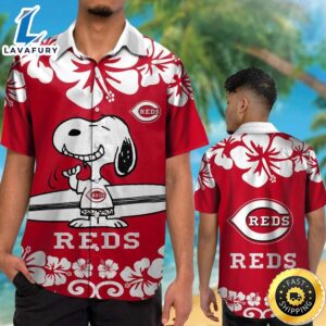 Cincinnati Reds Snoopy Hawaiian Shirt