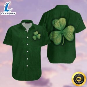 Clover Irish Stpatrick Day Trendy Hawaiian Shirt Aloha Shirt