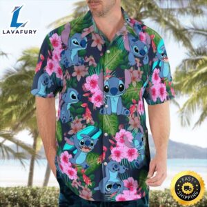 Cool Disney Stitch Hawaiian Shirt Summer Gift For Beach Lovers