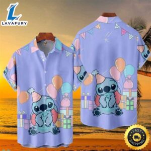 Cool Stitch Hawaiian Shirt Beach Gift For Disney Lovers