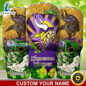 Custom Minnesota Vikings Heart Gold…