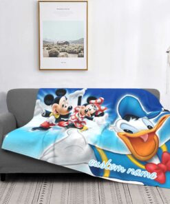 Custom Name Blanket Disney Mickey…