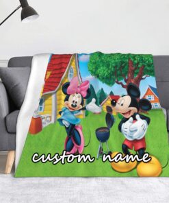 Custom Name Blanket Personalized Disney…