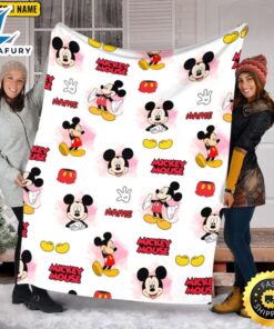Custom Name Mickey Mouse Blanket…