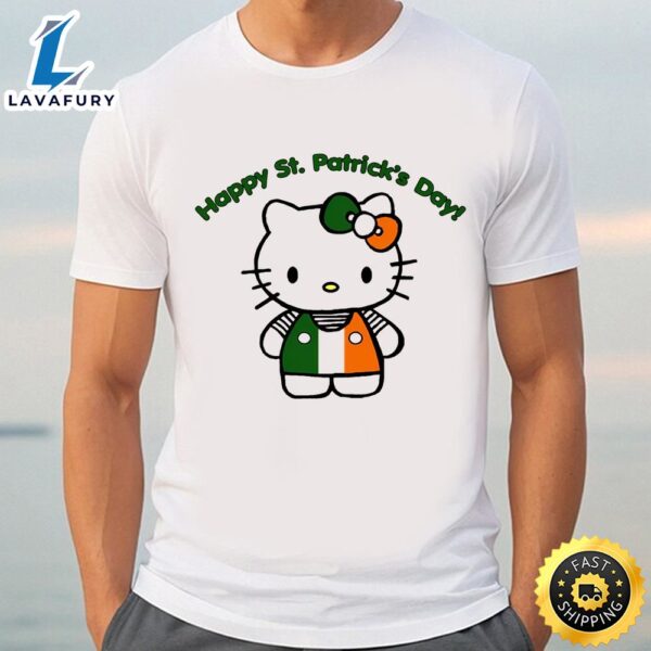 Cute Hello Kitty Happy St Patricks Day T-Shirts