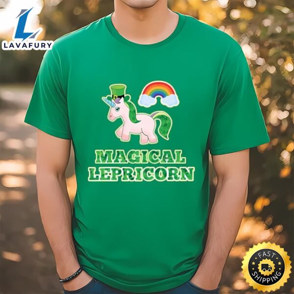 Cute Magical Lepricorn For St Patrick’s Day T-shirt
