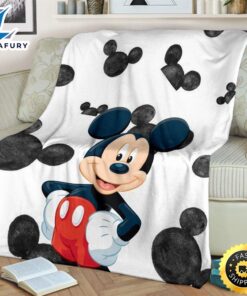 Cute Mickey Mouse Fleece Blanket For Bedding Decor Fans 2