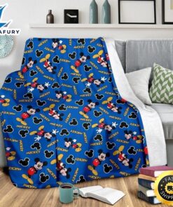 Cute Pattern Mickey Fleece Blanket For Bedding Decor Fans 3