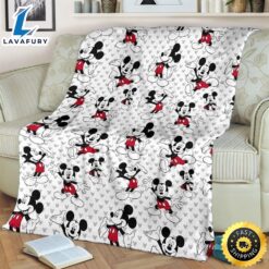 Cute Pattern Mickey Mouse Fleece Blanket Fans 2