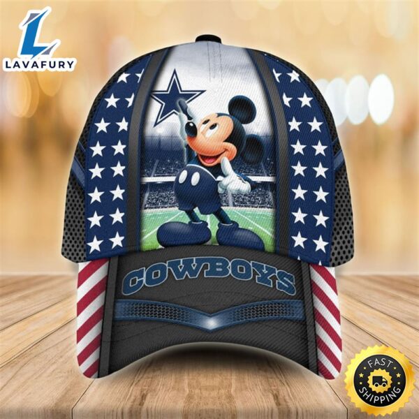 Dallas Cowboys Mickey Mouse 3D Cap