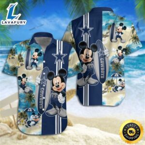 Dallas Cowboys Mickey Mouse Hawaiian…
