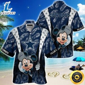 Dallas Cowboys Mickey Mouse  NFL Hawaiian Shirt