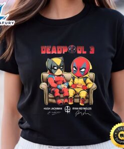 Deadpool 3 Ryan Reynolds And Hugh Jackman TV Show Signatures Shirt